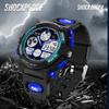 Shuaike 936 Children's Movement 5Atm Waterproof Analog Digital Sports Watch Round Plastic Fashion Watch
