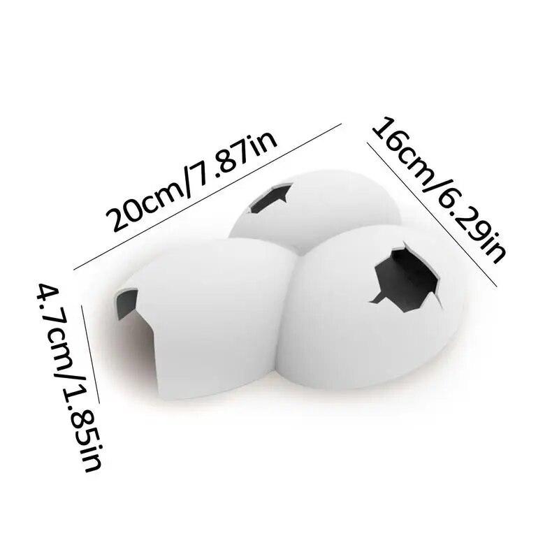 Укрытие для рептилий в форме яйца, змеиный террариум, декор для среды обитания, убежище бородатого дракона, декоративное украшение для аквариумов и террариумов