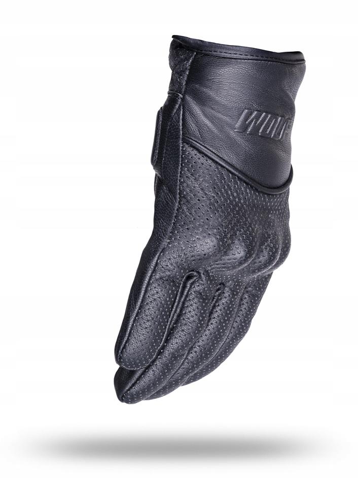 WOLF ROADSTER LEATHER GLOVES BLACK