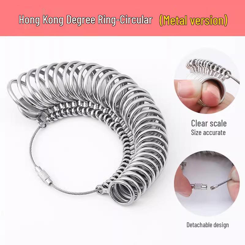 Гонконгский кольцемер - Инструмент для измерения пальца для точного размера кольца
