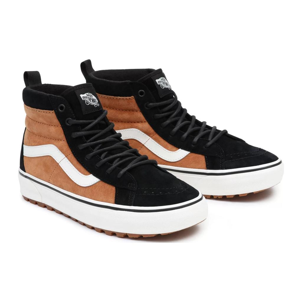 Vans Sk8 Mte-1 Trendy Casual High-Top Skate Shoes Unisex Sneakers Black Brown VN0A5HZY5BJ