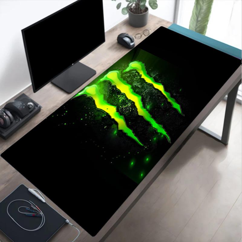 Коврик для мыши Monster Energy, Игровой коврик для мыши, Клавиатурный коврик, Декор для рабочего стола для компьютера ноутбука, Подарок для фаната, Подарок на день рождения
