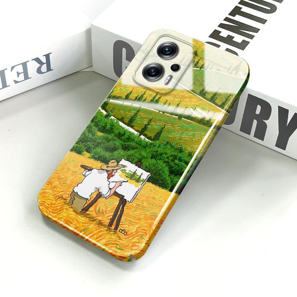 Универсальный пленочный чехол для телефона с мультяшным рисунком, твердый корпус, полное покрытие, противоударный защитный чехол для камеры