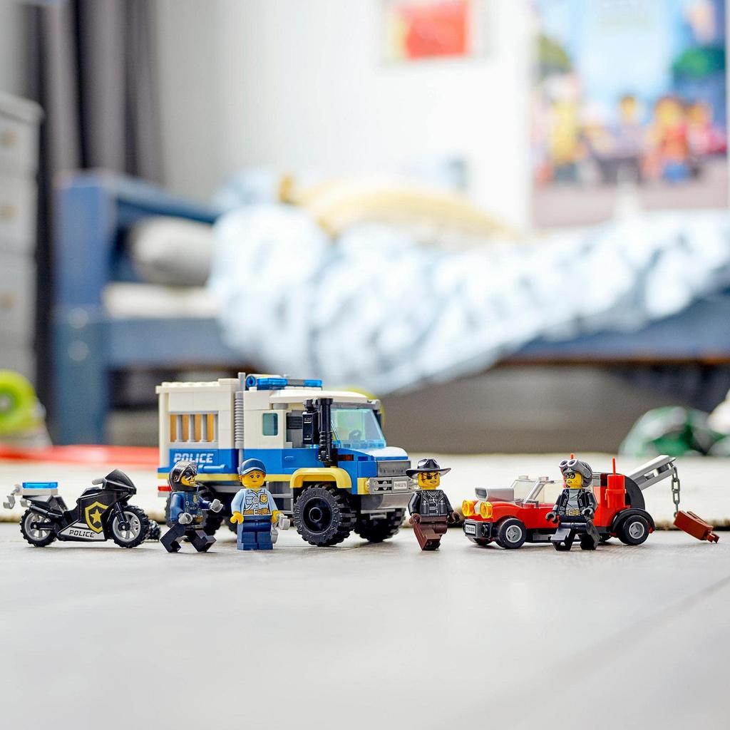 LEGO City Thief Convoy 60276 Toy Block Present Police Detective Vehicle Vehicle Мальчики Девочки Возраст 5+