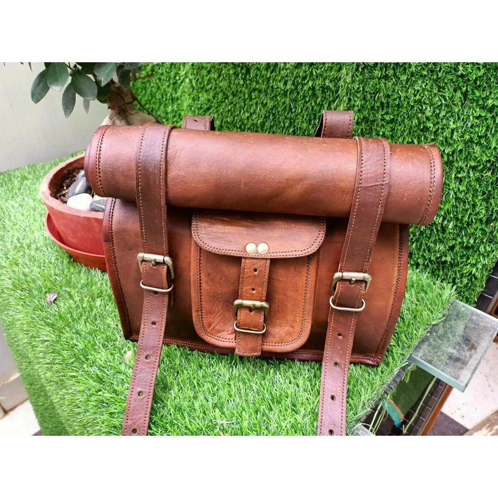 Кожаная мотоциклетная сумка Седельные сумки Седельные сумки Коричневые боковые кофры Седло