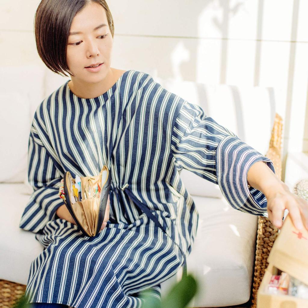 Hobonichi Drawer Pouch, Sister, Black