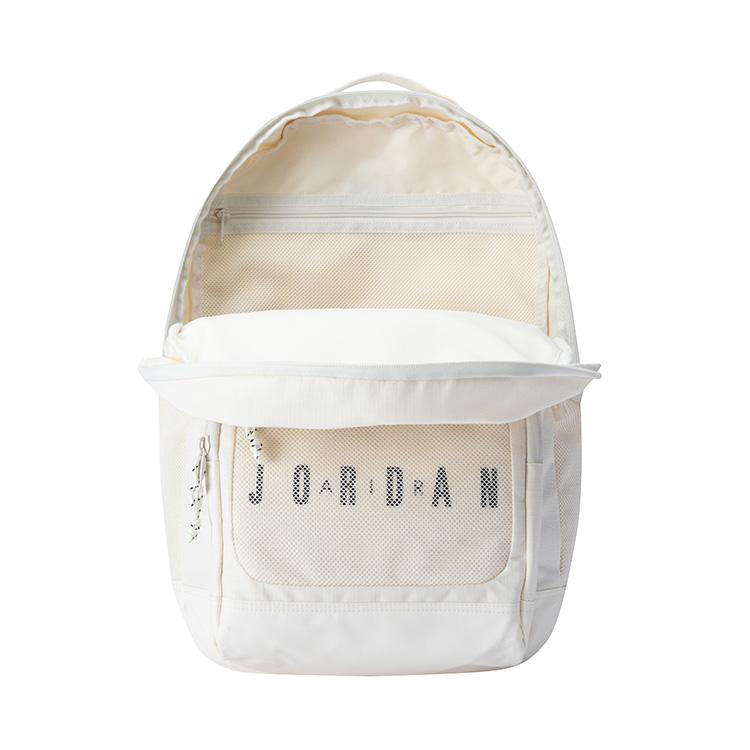 New Jordan Polyester Backpack Casual Bag Regular Unisex Ivory White JD2523046AD-004