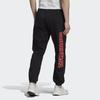 adidas 3-полосный графический логотип с принтом повседневные спортивные джоггеры мужские джоггеры черные FR6603