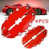 4Pcs/Set 3D Universal Car Auto Front Rear Disc Brake Caliper Cover Decoration