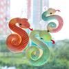 Fashionable Snake Hanging Ornament Charm Accessory with Vibranting Color and Gold Accent Sturdy PP Cotton Materials