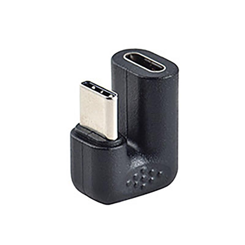 180-градусный прямоугольный USB-адаптер USB 3.1 типа C «папа-мама» USB-C