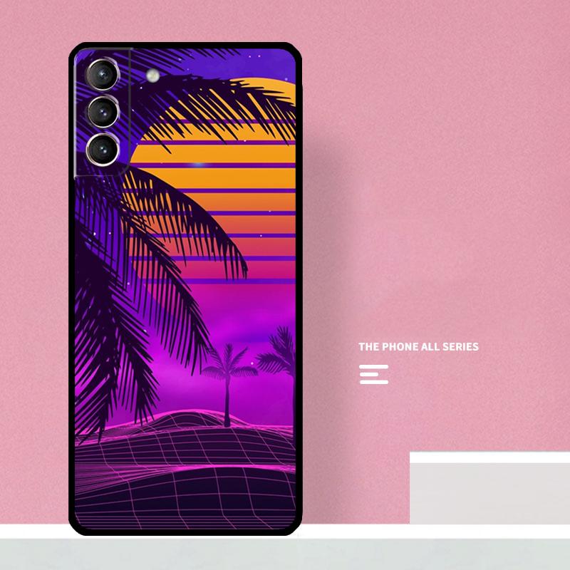 Synthwave Retro 80s Neon Case For Samsung Galaxy S23 Ultra S20 FE S21 FE Note 10 20 S8 S9 S10 Plus S22 Ultra Cover