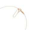 Yondo December Birthstone K10 Pink Gold Horseshoe Necklace 152446623104 [Canal Sea]
