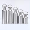 304 Stainless Steel Wide Mouth Sports Water Bottle, Large Capacity with Handle