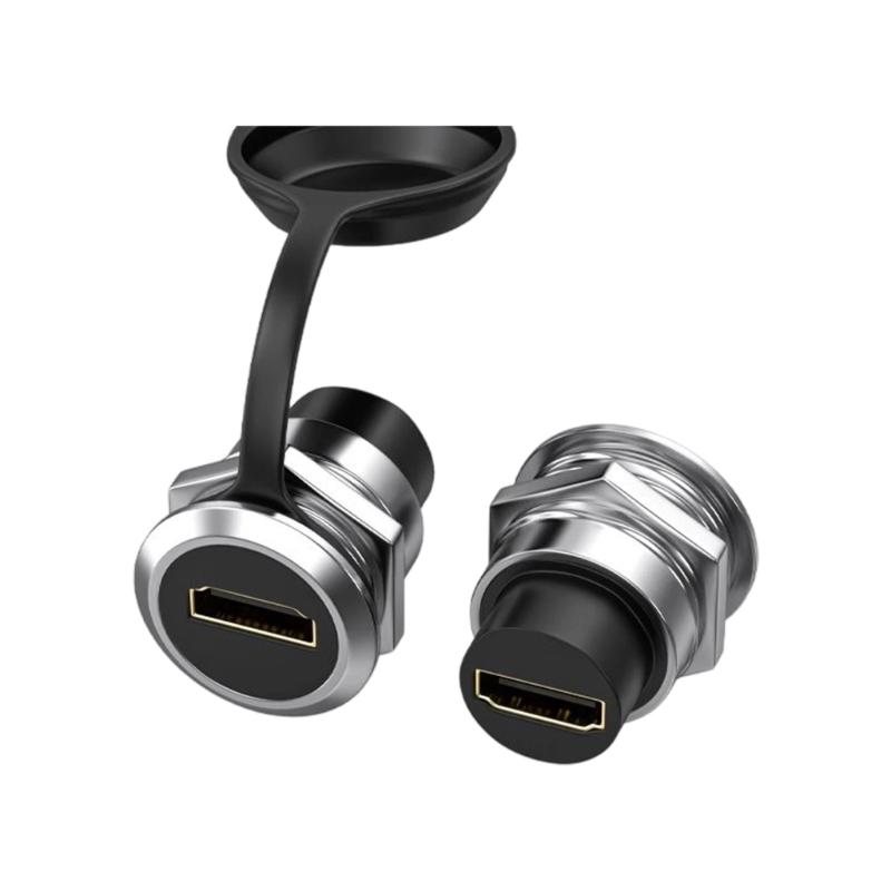 Два USB 3.0 Круглые Панельные Соединителя Типа A Коррозионностойкие Контакты Легкая Сборка Без Винтов