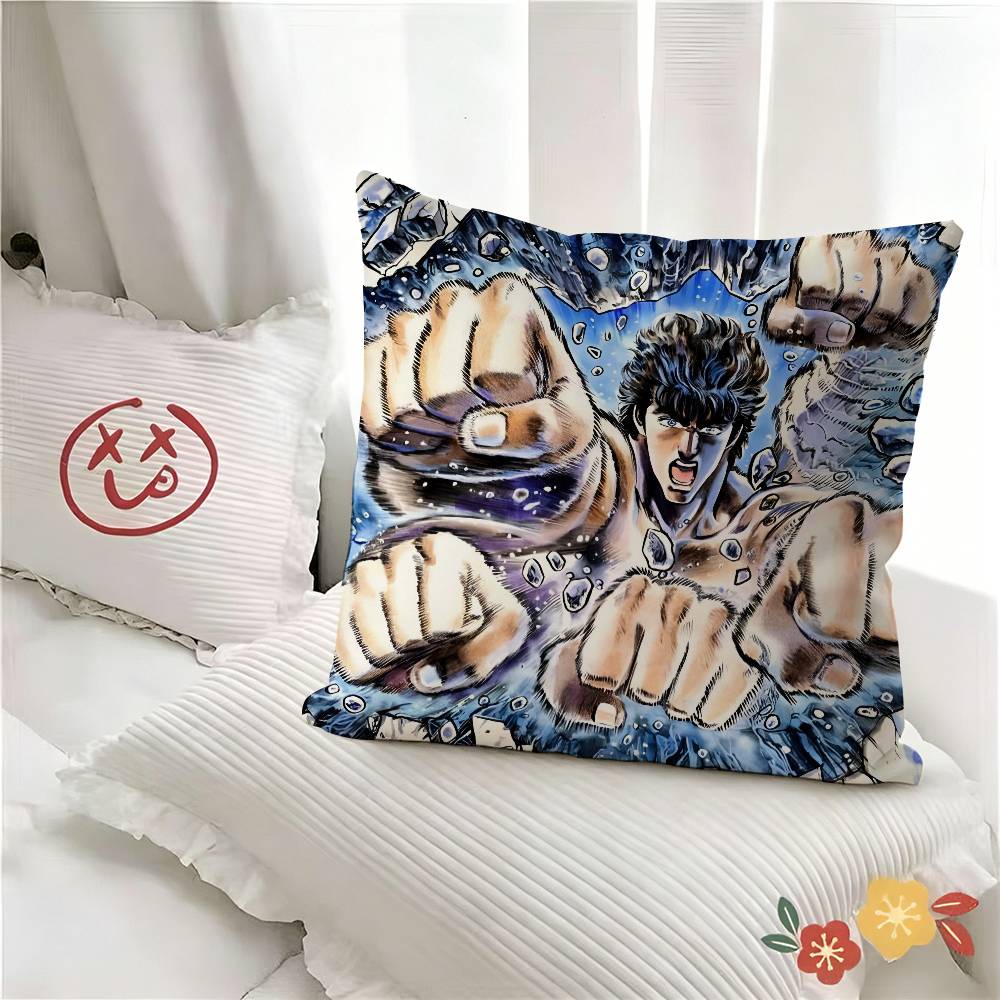 ПК Классический Аниме-экшен HHokuto No Ken Наволочка Модная Квадратная Наволочка Спальня Диван Комната Декор в стиле Ins Отдых