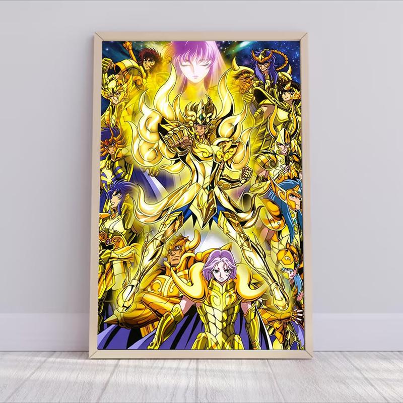 Saint Seiya Anime Poster Home Decoration Posters for Wall Decoration Painting on Canvas Decorative Paintings Room Decor Art the