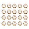 20pcs DIY Doll Penguin Buttons Mini Doll Shoes Buckles Coat Buckles  1/6 Doll Clothes Accessories