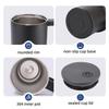 Large Capacity 30oz/40oz Ice Buster Cup - 304 Stainless Steel Outdoor Straw Cup for Car