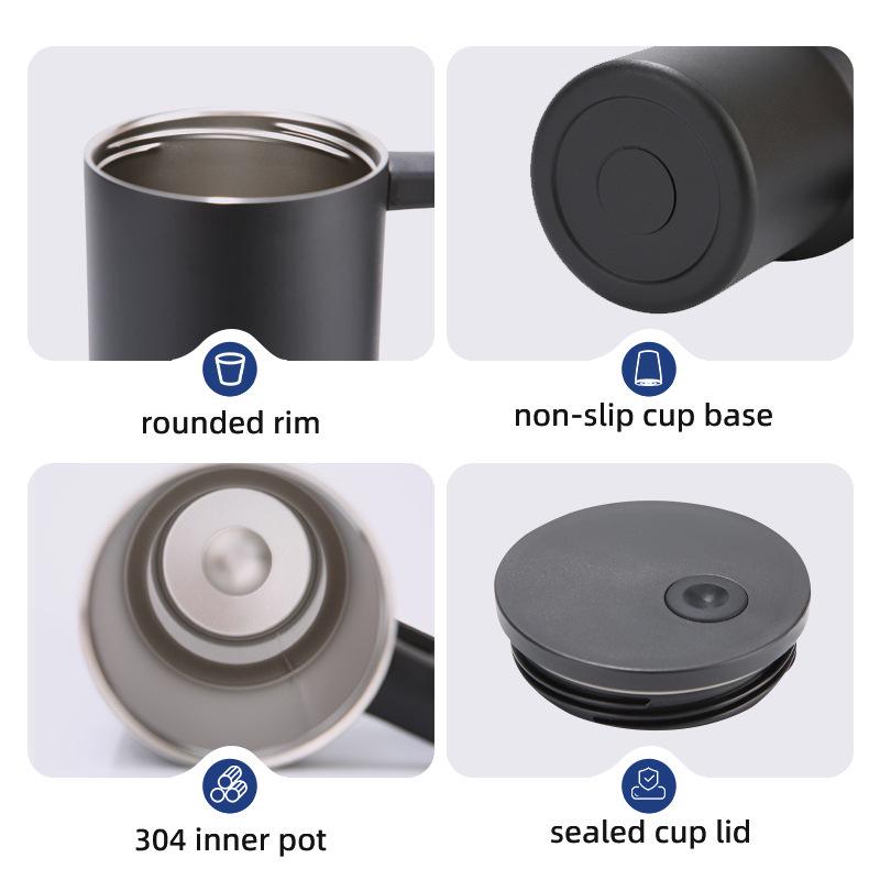 Large Capacity 30oz/40oz Ice Buster Cup - 304 Stainless Steel Outdoor Straw Cup for Car