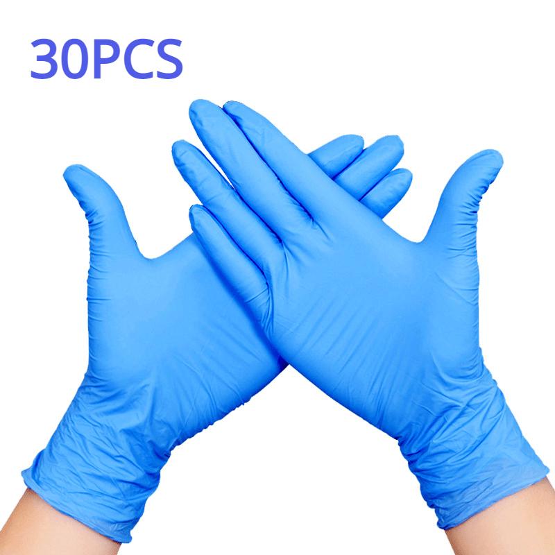 90/60/30PCSDisposable Blue Nitrile Gloves Waterproof Cleaning Gloves Suitable for Kitchen Cleaning Hairdressing Beaut Tattoo