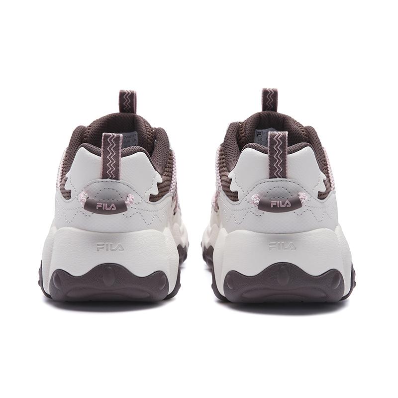 Fila FLUID 6 Амортизация Устойчивость к истиранию Покрытие Легкие Низкие Массивные Кроссовки Женские Белый Коричневый F12W612137FGC