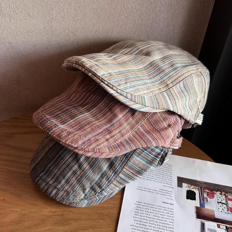 Lightweight Cotton Duckbill Cap With Sun Protection For Summer Travel And Leisure