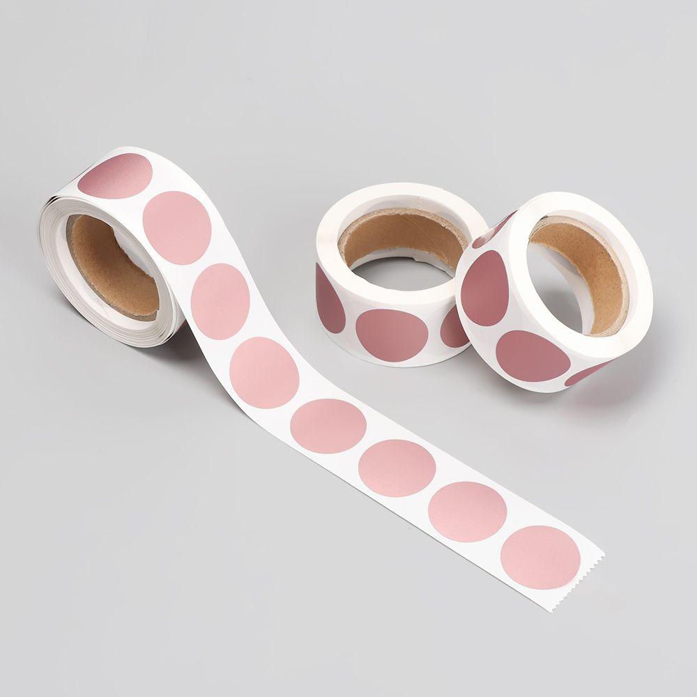 Card Game Stationery Secret Code Cover Adhesive Paper Scratch Off Sticker Labels Round Shape