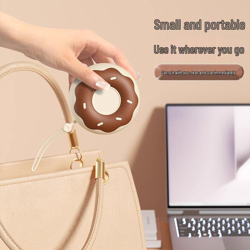 Портативный ролик для удаления ворса в форме пончика со сменным отрывным блоком для удаления волос и ворса в дороге