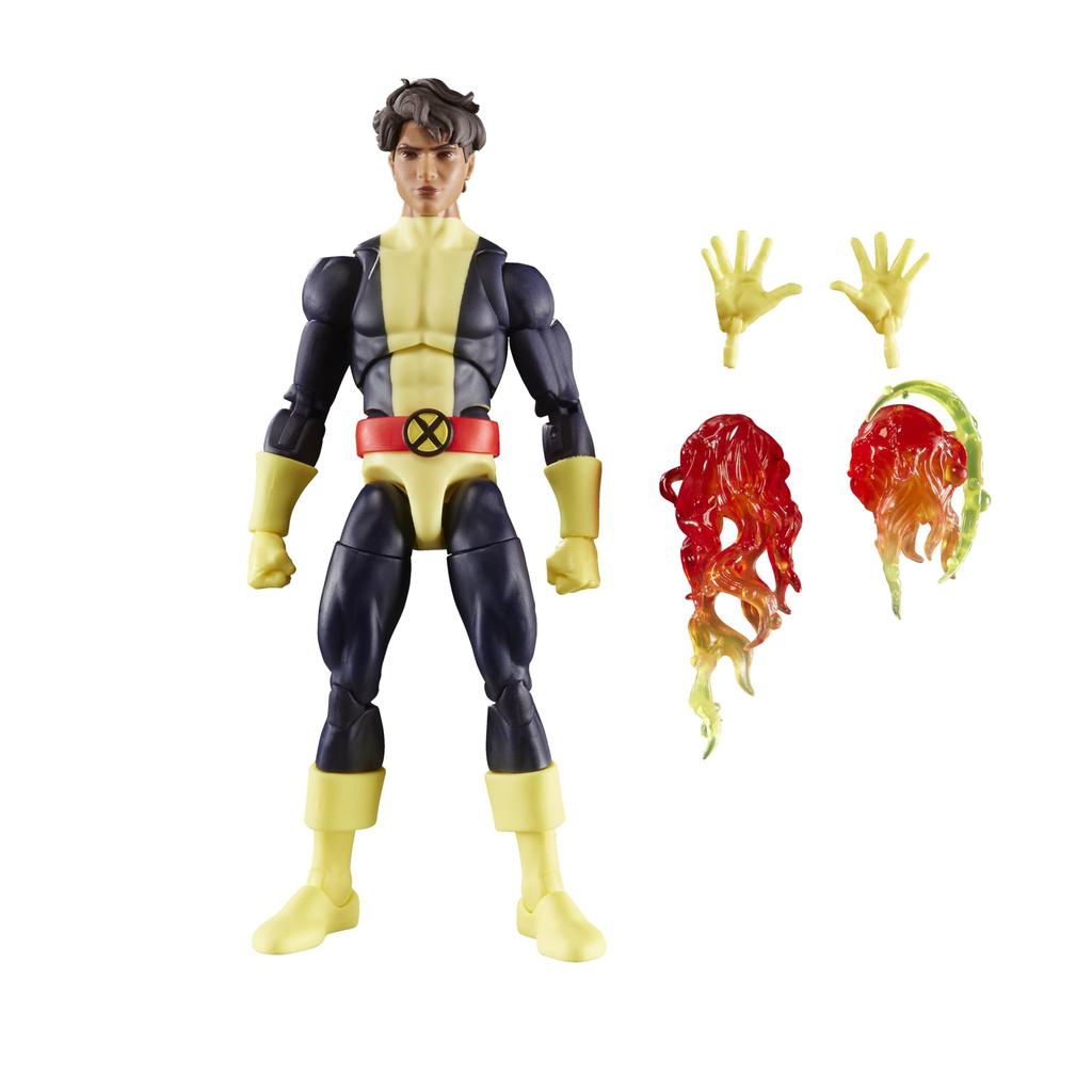 Marvel Legends Series X-Men '97 Sunspot 6-Inch Action Figure Collectible Toy with 4 Accessories Hasbro