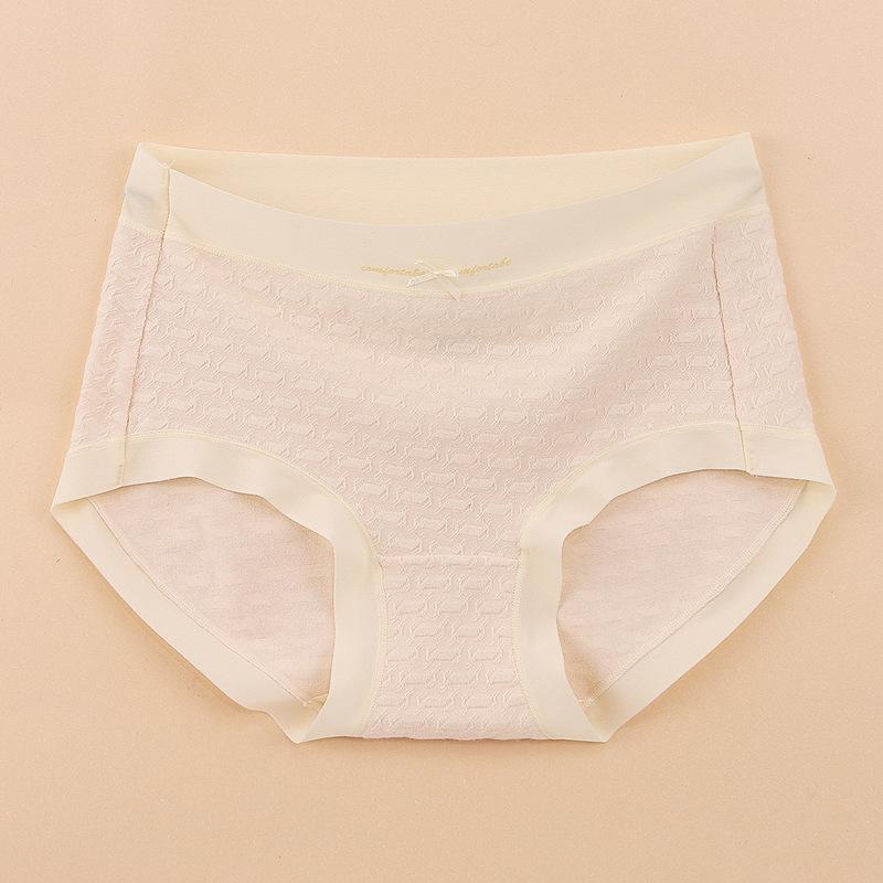 Женские трусы из хлопка 5А, антибактериальное нижнее белье, сексуальные бесшовные трусики со средней высокой талией