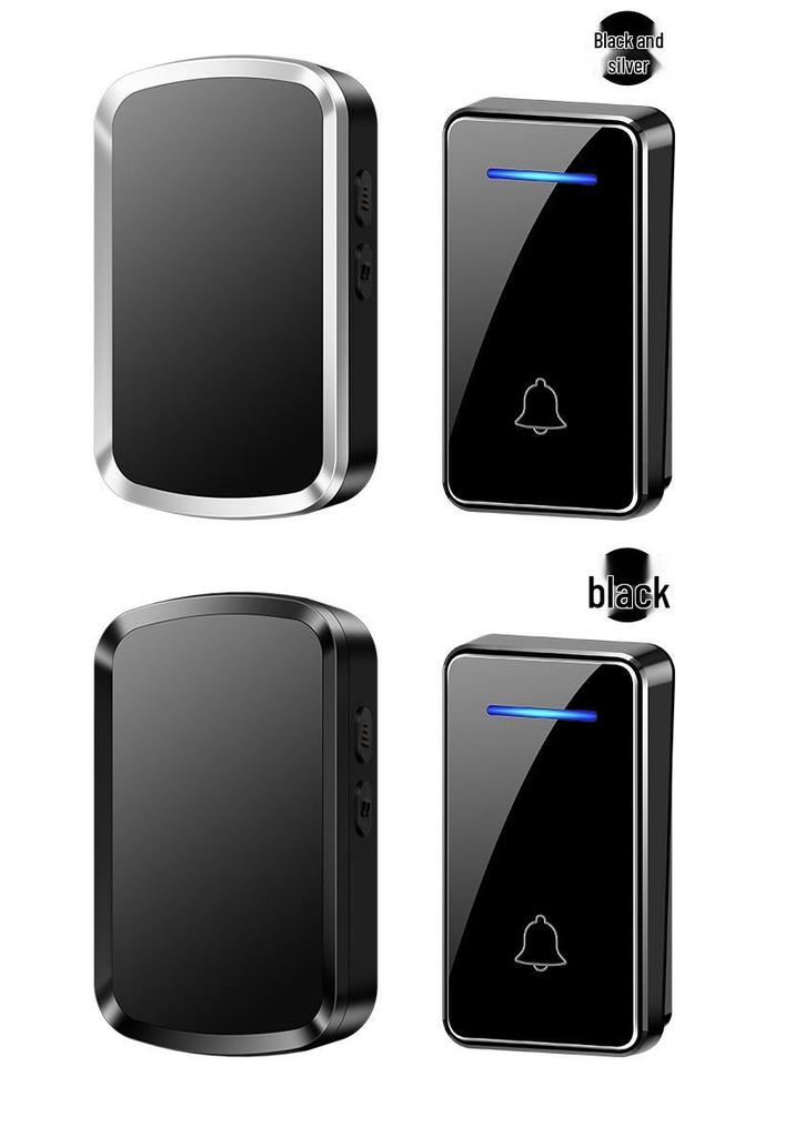 High Volume Wireless Doorbell with Long-Range Self-Powered Smart Reminder, 1 to 2 Waterproof Electronic Pager.