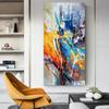 Colorful Paint Textured Abstract Oil Painting On Canvas Wall Art Posters Modern Home Decor Wall Pictures For Living Room Mural