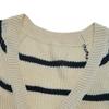 Autumn and Winter Striped Loose Cardigan Sweater Women's Casual Sweater