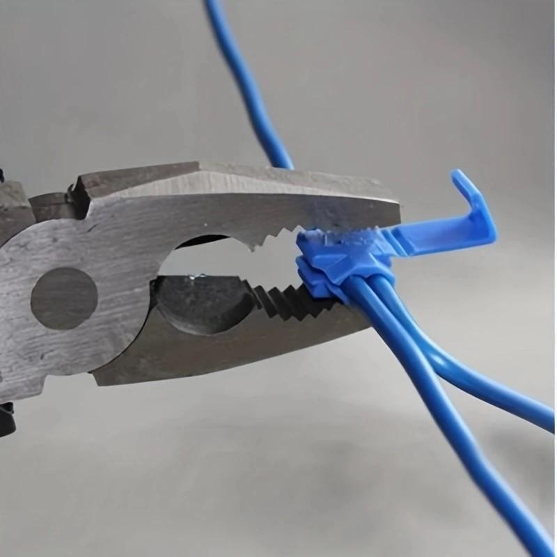 50 шт. Проводные кабельные соединители Scotch Lock Электрические быстрозажимные клеммы Обжимные Неразрушающие Без разрыва линии