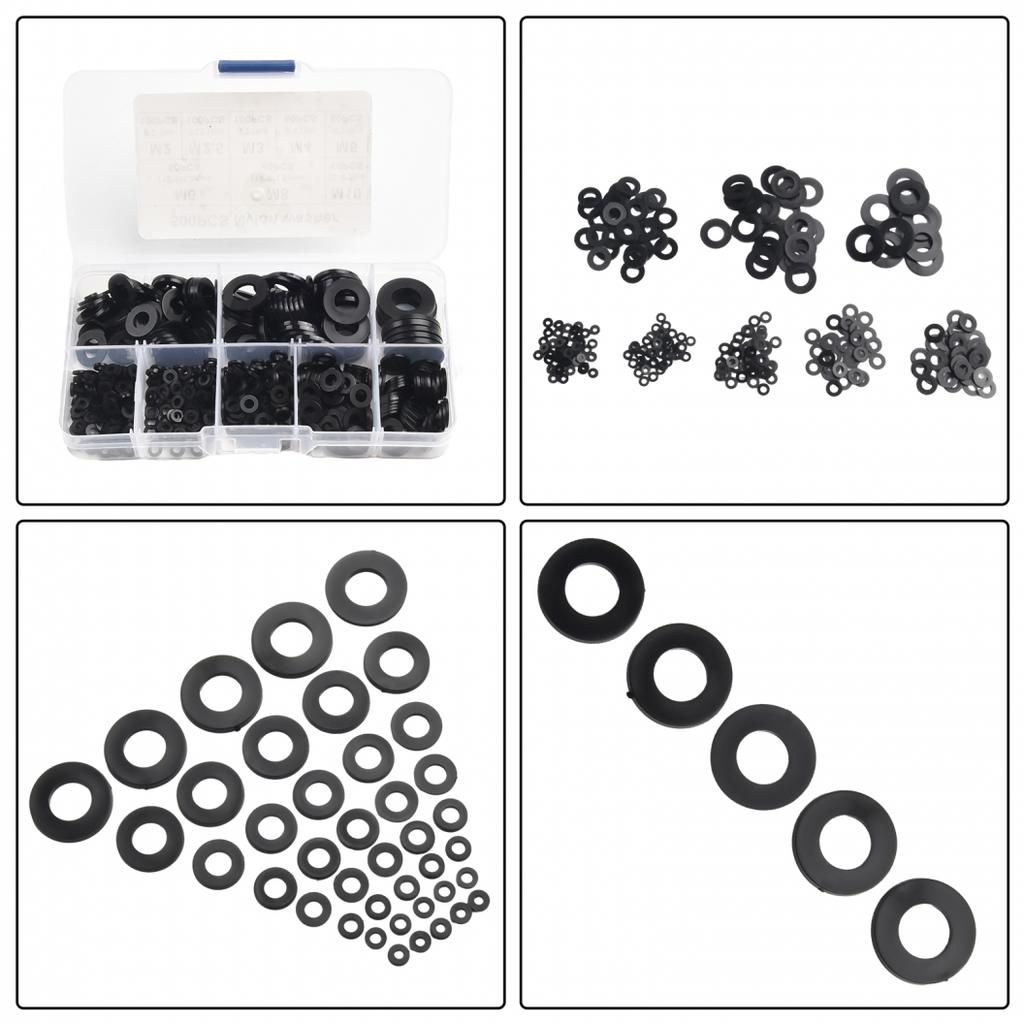 Нейлоновое резиновое уплотнительное кольцо для шланга M2-M10 Резиновое уплотнение