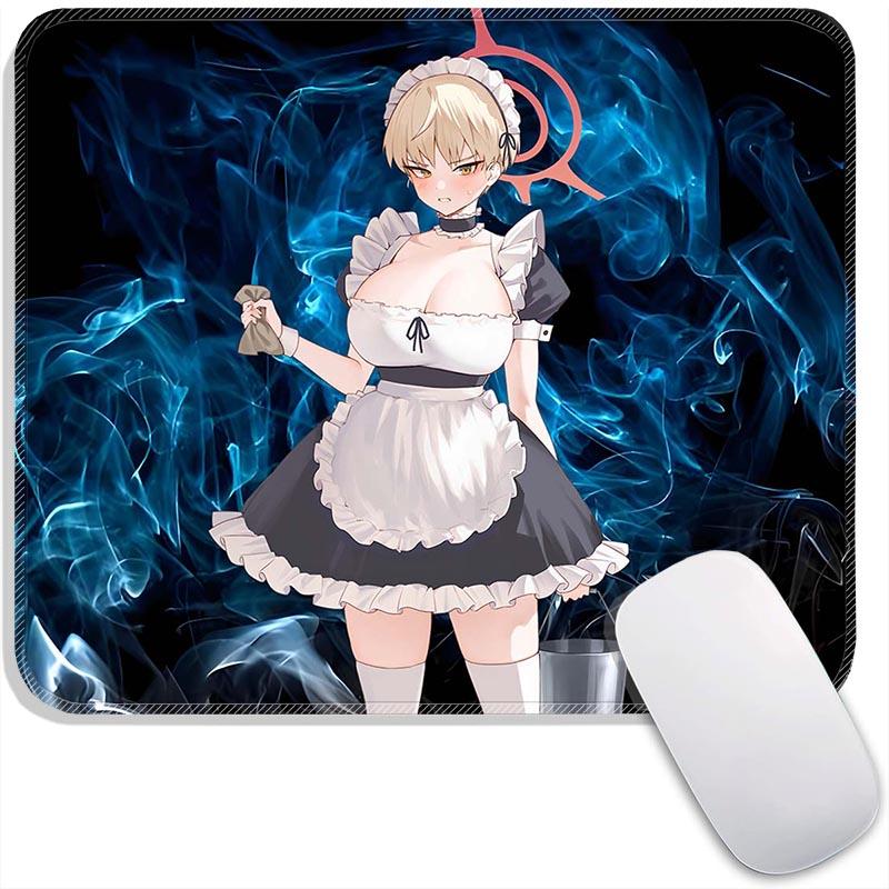 Игровой коврик для мыши Аниме Маленький игровой коврик для мыши Азуса Арис Химари Марина Иори Игровой Стандартный коврик для мыши ПК Компактный Нескользящий Офисный коврик для мыши