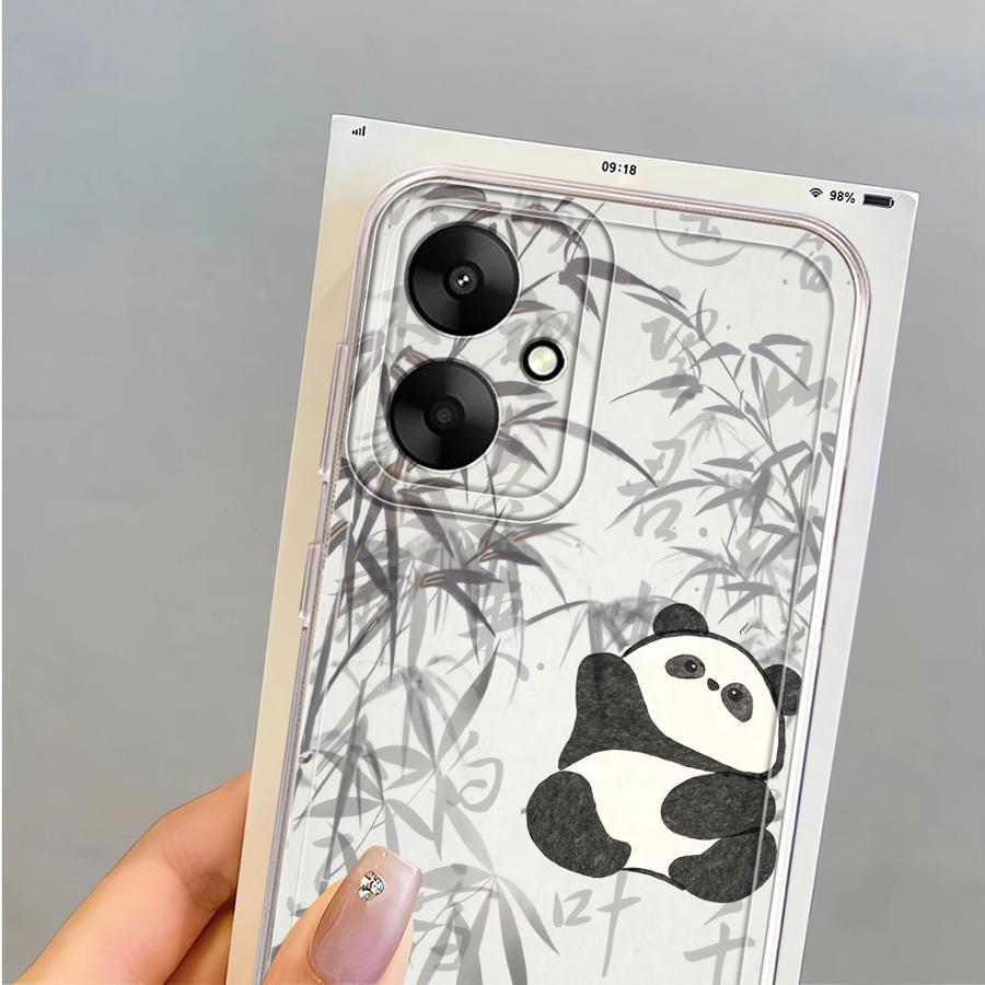 Case for Xiaomi Poco X3 Pro X3 NFC Soft Phone Cover Cute Panda