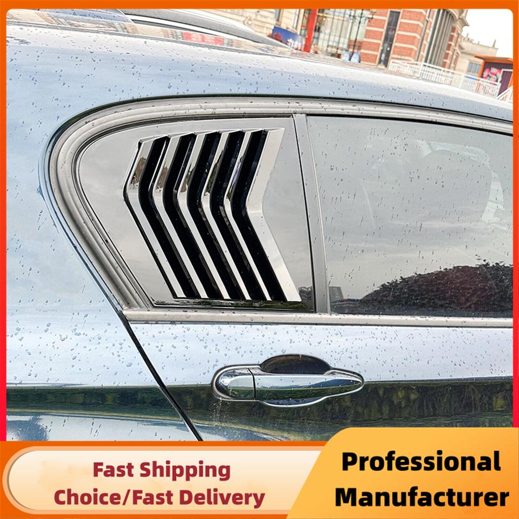 Rear Window Triangle Louver Air Spoiler For BMW F20 Hatchback 118i 120i 2011-2019 Car Side Window Spoiler Louver Cover