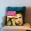 Movie FFight Club Pillow Case Short Plush Sofa Decorative Gift Home Doublesided Printing Cushio