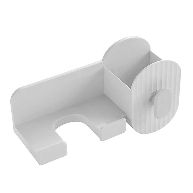 Adhesive Bathroom Hair Dryer Holder Vanities Storage Station For Styling Tools Makeup Accessories Easy Installation