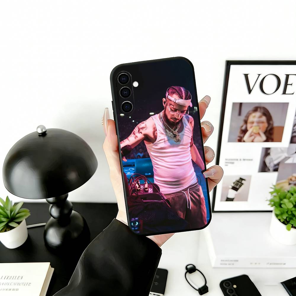 J-JC R-Reyes JC REYES Tour Phone Case For Samsung Galaxy A73,A72,A71,A70,A53,A52,A51,Others Soft Black Cover