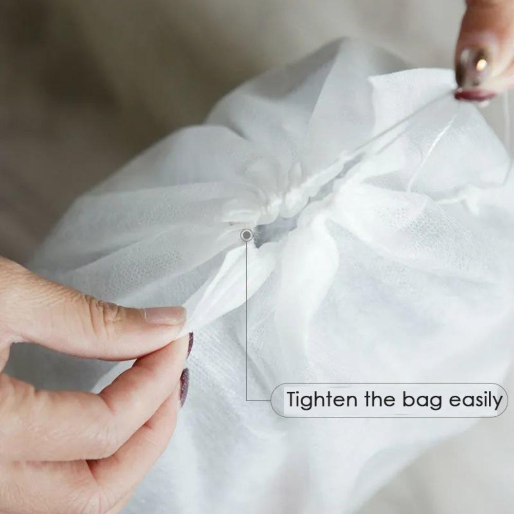 30 шт. прозрачных дорожных мешочков на кулиске, пыльников для обуви, сумок для хранения, нетканых мешочков для обуви