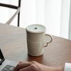 Керамическая офисная чайная чашка Wanqiantang с крышкой