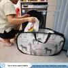 Foldable Laundry Basket: Portable Dirty Clothes Hamper for Bathroom Storage