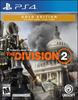 Tom The Division 2 Gold Steelbook Edition North PS4 Clancy's - (Imported America) -