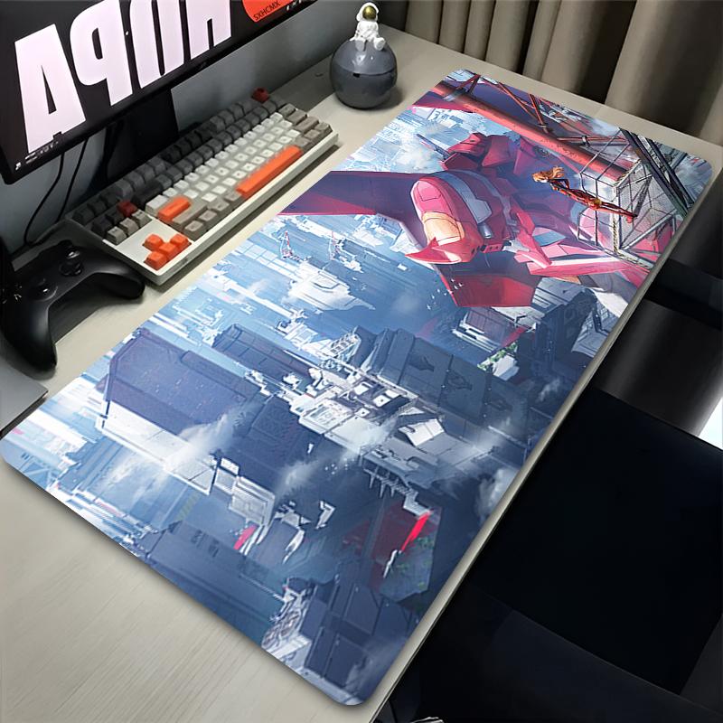 Коврики для мыши Большой игровой коврик для мыши XXL Клавиатура Игровой коврик для мыши Ноутбук Настольный коврик Аниме Девушка Аска E-Evangelions Коврики для мыши