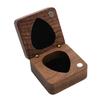 Wooden Guitar Pick Box Guitar Picks Portable Guitar Plectrum Holder Pick Organizer Case for Musicians Travel Daily Storage
