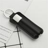 Women Portable Mini Lipstick Bag Keychain PU Leather Lip Gloss Bag Case For Travel