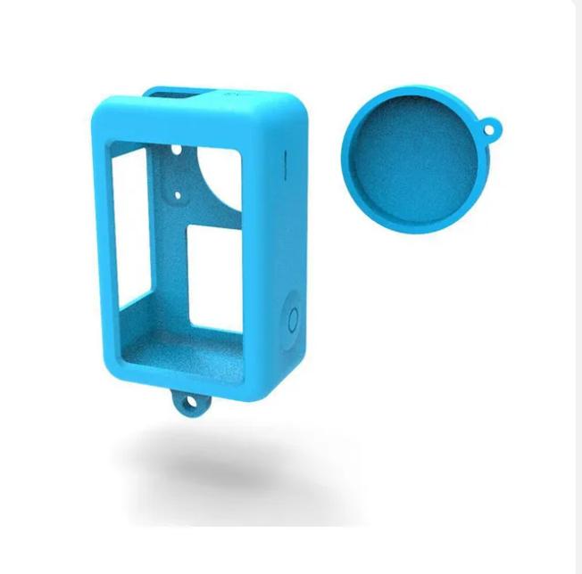 Силиконовый чехол 2 в 1, защитный чехол, устойчивый к царапинам, ударопрочный для DJI OSMO Action 3/Action 4, аксессуары для спортивной камеры